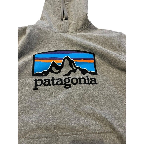 Patagonia Other - Patagonia Hoodie Sweatshirt Mens Medium Blue Uprisal Pullover Outdoor Spellout